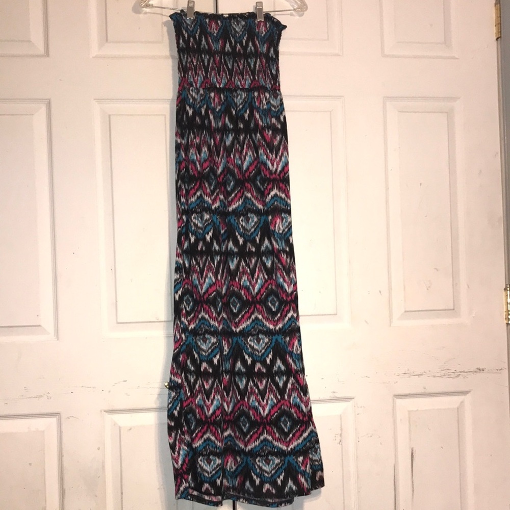 Women’s Mix & Co. Aztec-Print Maxi Dress